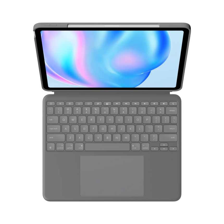 Logitech Combo Touch Backlit Keyboard Case for Apple 13" iPad Air M2/M3 (Oxford Gray) — Being Shipped