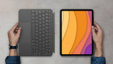 Logitech Combo Touch Backlit Keyboard Case for Apple 13" iPad Air M2/M3 (Oxford Gray) — Being Shipped