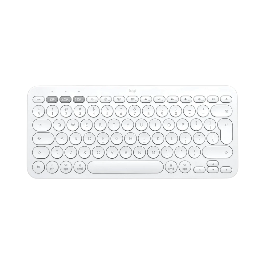 Logitech K380 Multi-Device Bluetooth Keyboard for Mac (Off-White) — Being Shipped