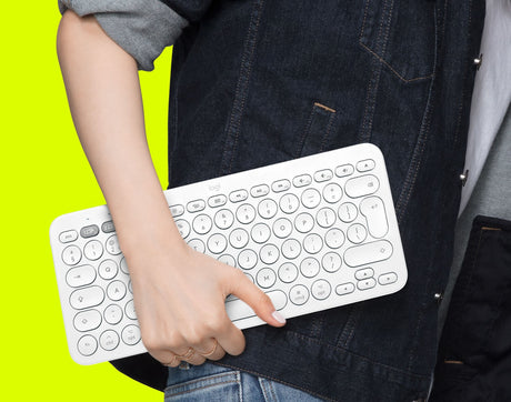 Logitech K380 Multi-Device Bluetooth Keyboard for Mac (Off-White) — Being Shipped