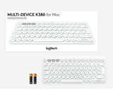Logitech K380 Multi-Device Bluetooth Keyboard for Mac (Off-White) — Being Shipped