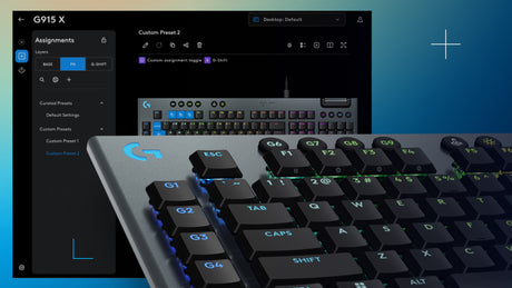 Logitech G G915 X Wired RGB Mechanical Gaming Keyboard (GL Linear) — Being Shipped