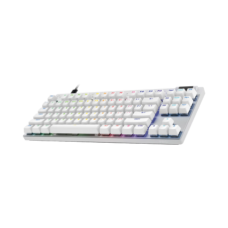Logitech G Pro X TKL RAPID RGB Gaming Keyboard (White) — Being Shipped