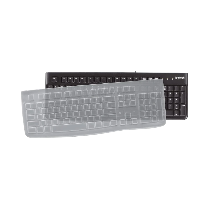 Logitech K120 Keyboard with Silicone Protective Cover — Being Shipped