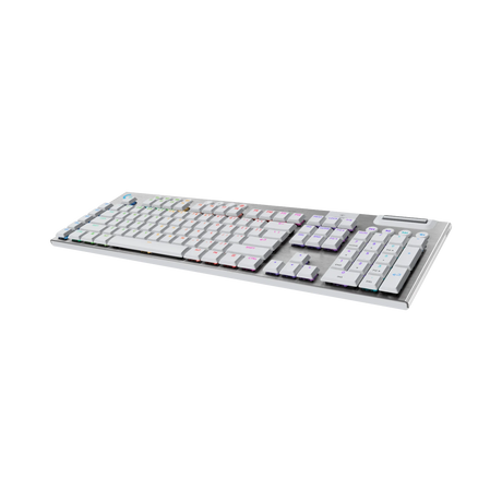 Logitech G G915 X LIGHTSPEED Low-Profile Wireless RGB Mechanical Gaming Keyboard (White, GL Tactile) — Being Shipped