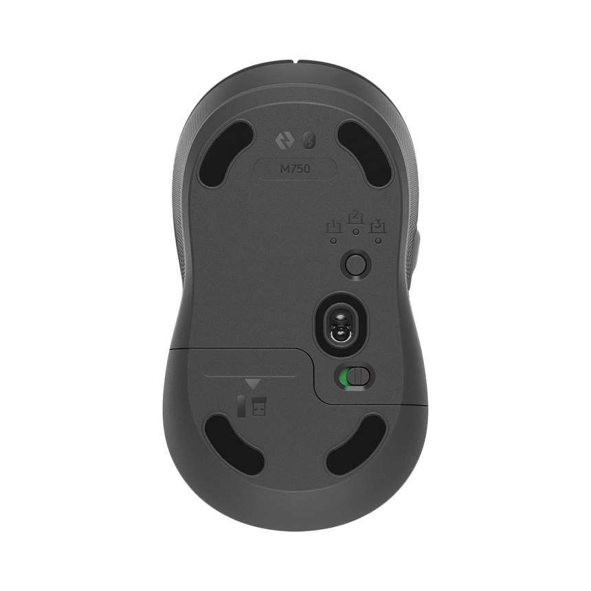 Logitech Signature Plus M750 Wireless Ergonomic Curved Ambidextrous Optical Mouse (Graphite) — Being Shipped