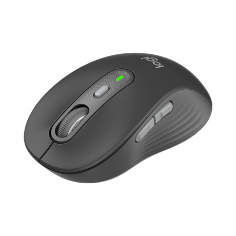 Logitech Signature Plus M750 Wireless Ergonomic Curved Ambidextrous Optical Mouse (Graphite) — Being Shipped