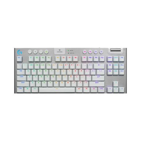 Logitech G G915 X LIGHTSPEED TKL LP Wireless RGB Mechanical Gaming Keyboard (White, GL Tactile) — Being Shipped