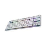 Logitech G G915 X LIGHTSPEED TKL LP Wireless RGB Mechanical Gaming Keyboard (White, GL Tactile) — Being Shipped
