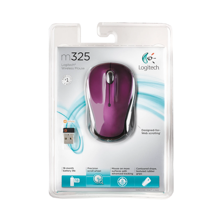 Logitech Wireless Mouse M325 (Violet) — Being Shipped