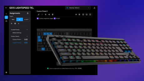 Logitech G G515 LIGHTSPEED TKL Wireless RGB Mechanical Gaming Keyboard (Black, GL Linear) — Being Shipped