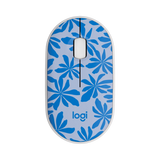Logitech M340 Wireless Mouse (Blue Floral) — Being Shipped
