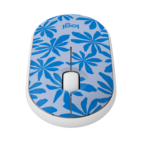 Logitech M340 Wireless Mouse (Blue Floral) — Being Shipped
