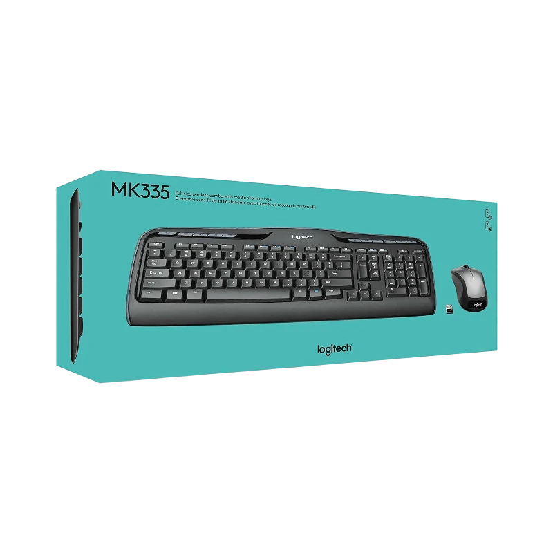 Logitech MK335 Quiet Wireless Keyboard and Mouse Combo — Being Shipped