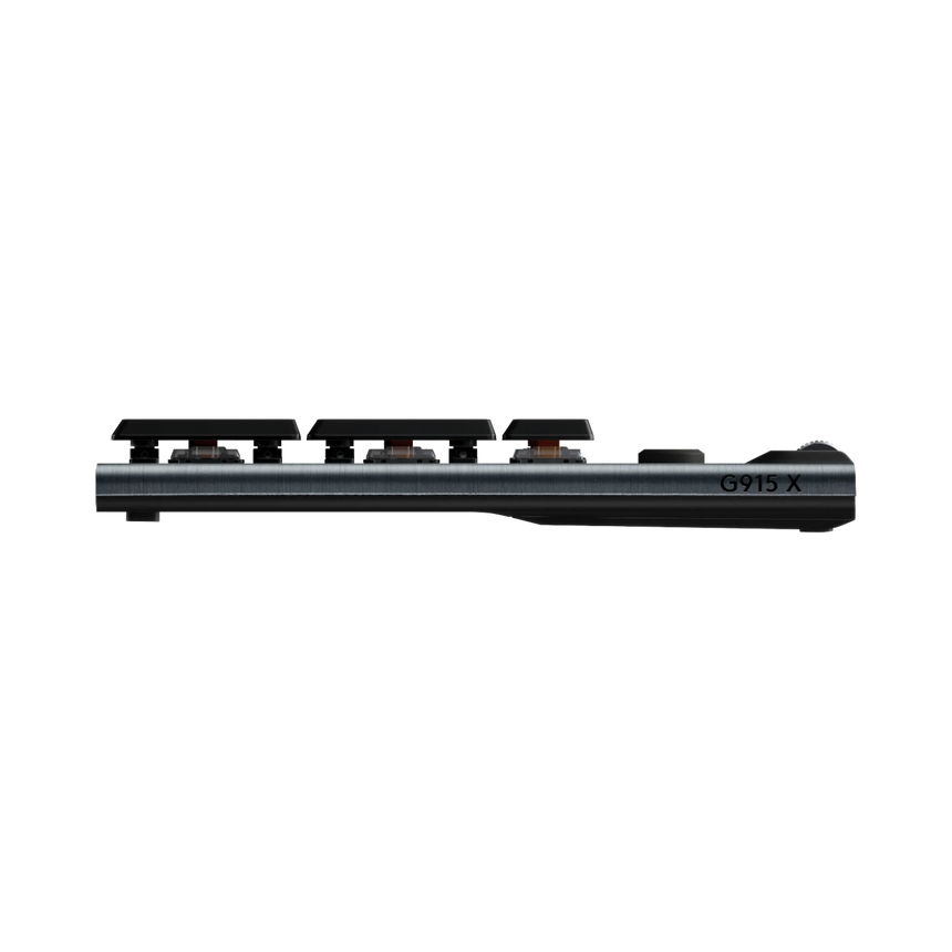 Logitech G G915 X LIGHTSPEED Low-Profile Wireless RGB Mechanical Gaming Keyboard (Carbon, GL Tactile) — Being Shipped