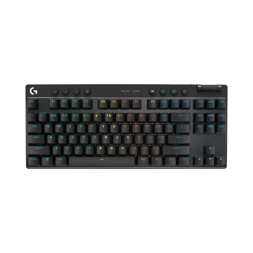 Logitech G PRO X TKL LIGHTSPEED Wireless RGB Gaming Keyboard (Black, Linear) — Being Shipped
