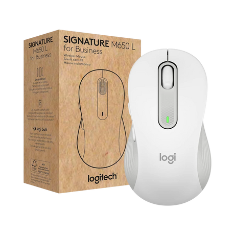 Logitech Signature M650 L Business Mouse (Off-White) — Being Shipped