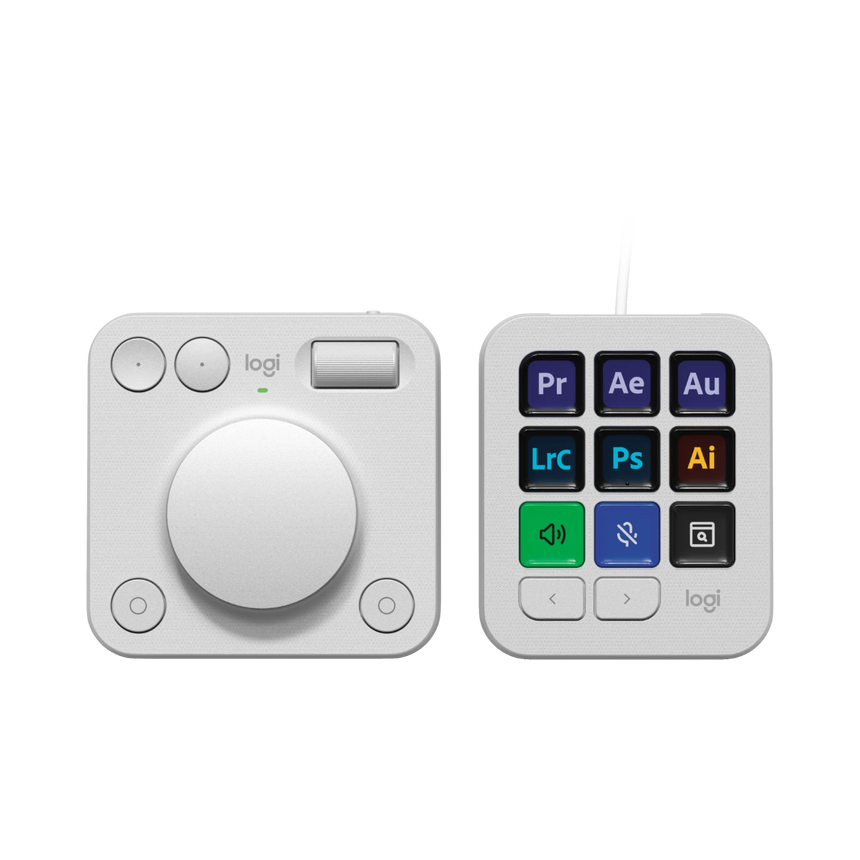 Logitech MX Creative Console (Pale Gray) — Being Shipped