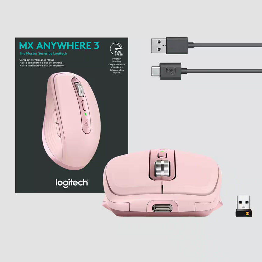 Logitech MX Anywhere 3 Wireless Mouse (Rose) — Being Shipped