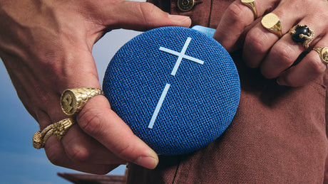 Ultimate Ears MINIROLL Ultra-Portable Waterproof Bluetooth Speaker (Majestic Blue) — Being Shipped