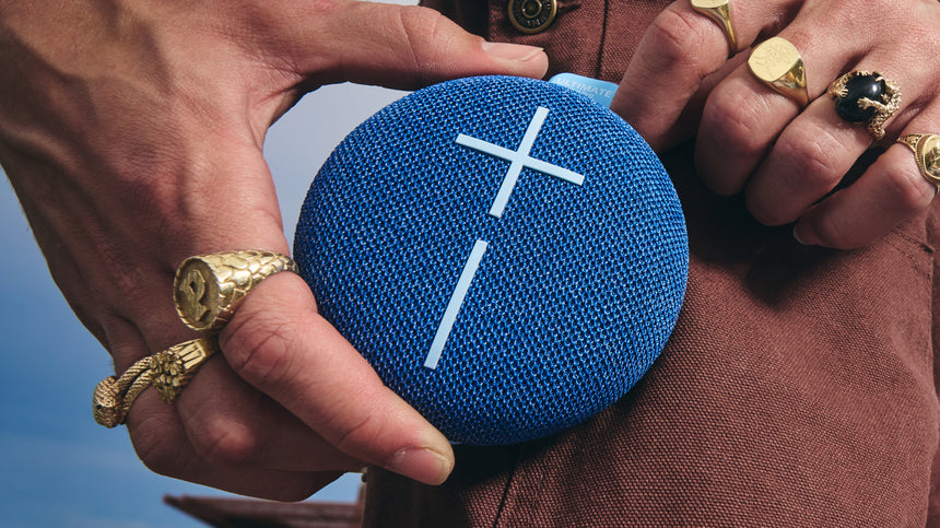 Ultimate Ears MINIROLL Ultra-Portable Waterproof Bluetooth Speaker (Majestic Blue) — Being Shipped