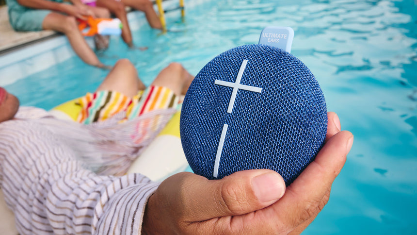 Ultimate Ears MINIROLL Ultra-Portable Waterproof Bluetooth Speaker (Majestic Blue) — Being Shipped