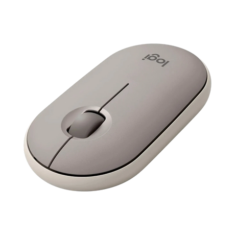 Logitech Pebble M350 Wireless Optical Ambidextrous Mouse (Sand) — Being Shipped