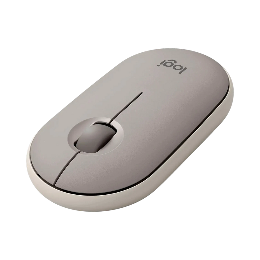 Logitech Pebble M350 Wireless Optical Ambidextrous Mouse (Sand) — Being Shipped