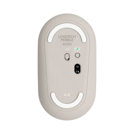 Logitech Pebble M350 Wireless Optical Ambidextrous Mouse (Sand) — Being Shipped