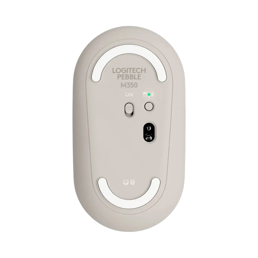 Logitech Pebble M350 Wireless Optical Ambidextrous Mouse (Sand) — Being Shipped