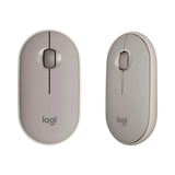 Logitech Pebble M350 Wireless Optical Ambidextrous Mouse (Sand) — Being Shipped