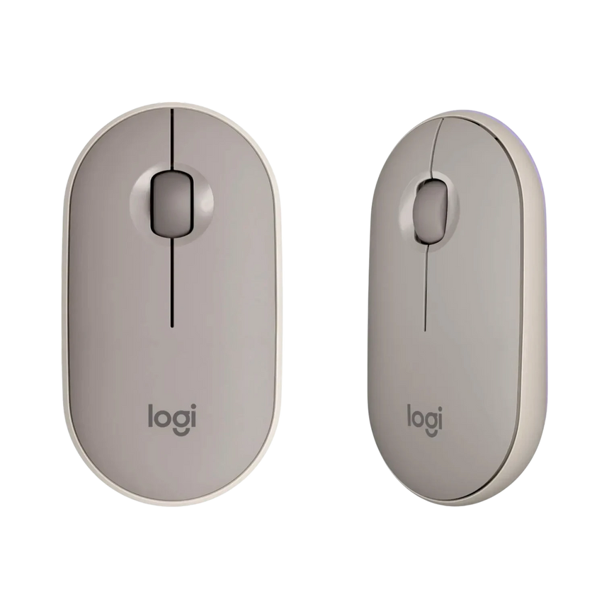 Logitech Pebble M350 Wireless Optical Ambidextrous Mouse (Sand) — Being Shipped