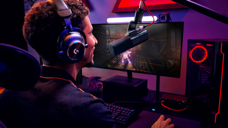 Logitech Yeti Studio Active Dynamic Supercardioid Broadcast XLR Microphone (Black) — Being Shipped