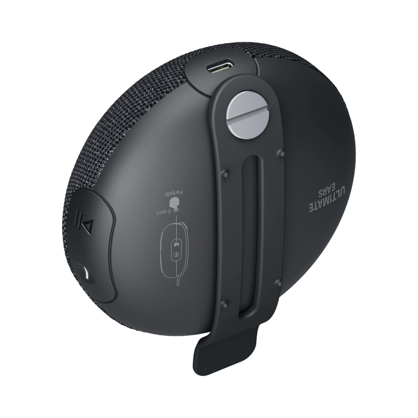Ultimate Ears MINIROLL Ultra-Portable Waterproof Bluetooth Speaker (Gentle Black) — Being Shipped