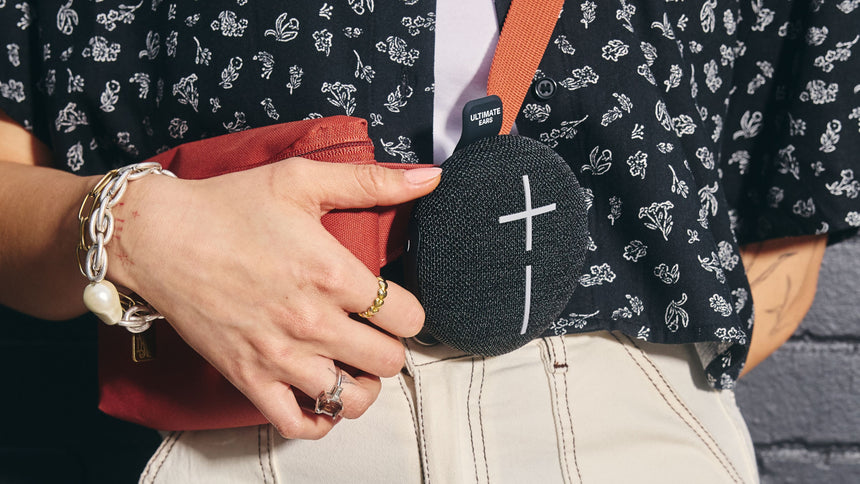 Ultimate Ears MINIROLL Ultra-Portable Waterproof Bluetooth Speaker (Gentle Black) — Being Shipped