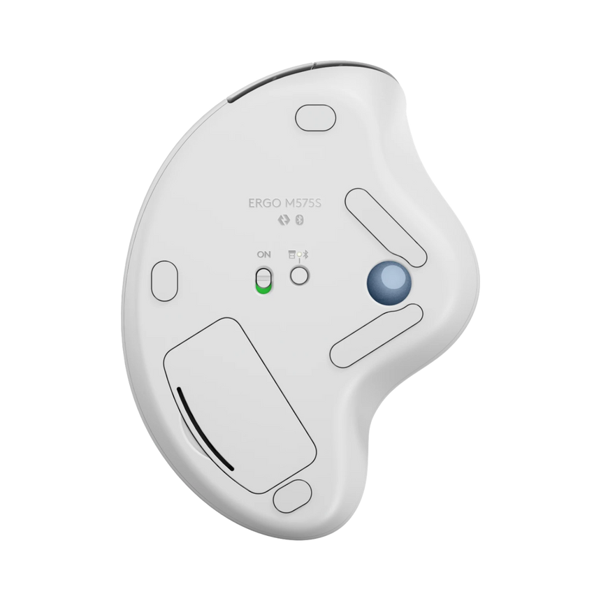 Logitech Ergo M575S Wireless Trackball Mouse (Off-White) — Being Shipped