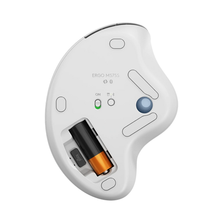 Logitech Ergo M575S Wireless Trackball Mouse (Off-White) — Being Shipped