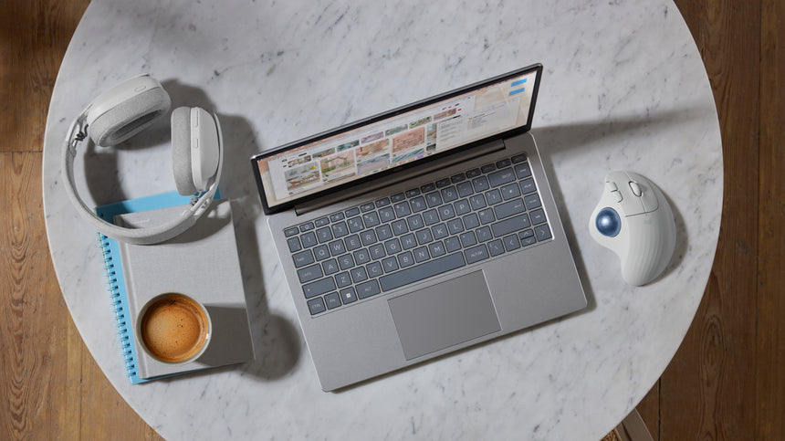 Logitech Ergo M575S Wireless Trackball Mouse (Off-White) — Being Shipped