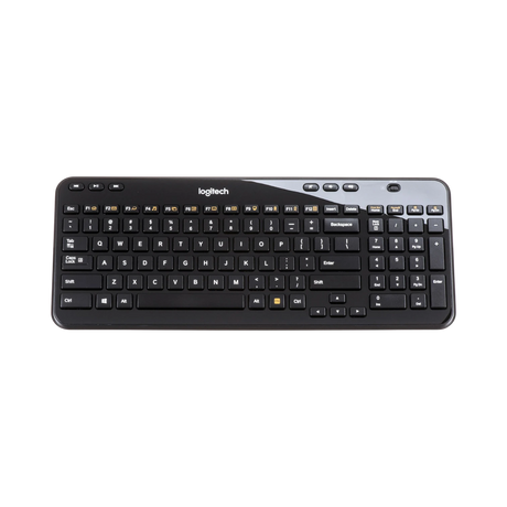 Logitech K360 Wireless Keyboard (Glossy Black) — Being Shipped