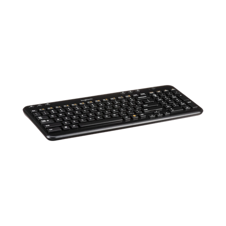 Logitech K360 Wireless Keyboard (Glossy Black) — Being Shipped
