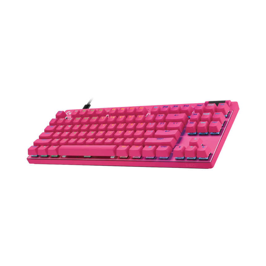 Logitech G Pro X TKL RAPID RGB Gaming Keyboard (Pink) — Being Shipped