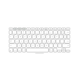 Logitech KEYS-TO-GO 2 Wireless Keyboard with Cover (Pale Gray) — Being Shipped