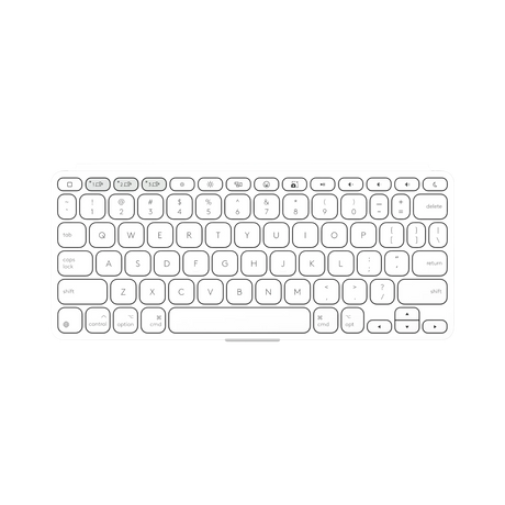 Logitech KEYS-TO-GO 2 Wireless Keyboard with Cover (Pale Gray) — Being Shipped