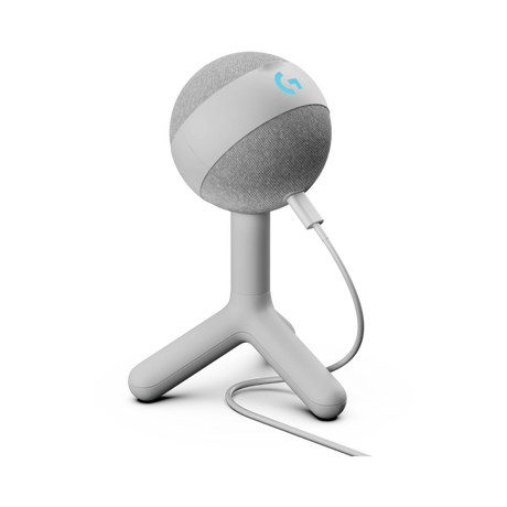 Logitech G Yeti Orb RGB USB-C Gaming Microphone (White) — Being Shipped
