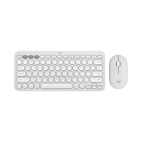 Logitech Pebble 2 Wireless Keyboard & Mouse Combo for Mac (Tonal White) — Being Shipped