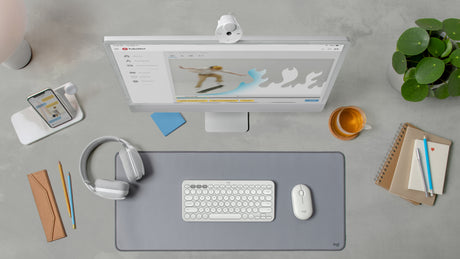 Logitech Pebble 2 Wireless Keyboard & Mouse Combo for Mac (Tonal White) — Being Shipped