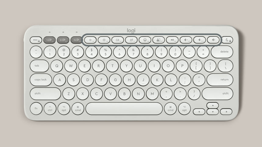 Logitech Pebble 2 Wireless Keyboard & Mouse Combo for Mac (Tonal White) — Being Shipped