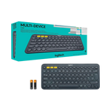 Logitech K380 Multi-Device Bluetooth Keyboard (Dark Gray) — Being Shipped
