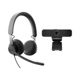 Logitech Zone C925e Wired Personal Video Collaboration Headset & Webcam Kit (Graphite) — Being Shipped