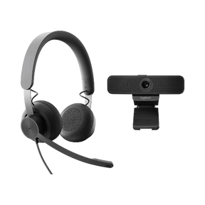 Logitech Zone C925e Wired Personal Video Collaboration Headset & Webcam Kit (Graphite) — Being Shipped